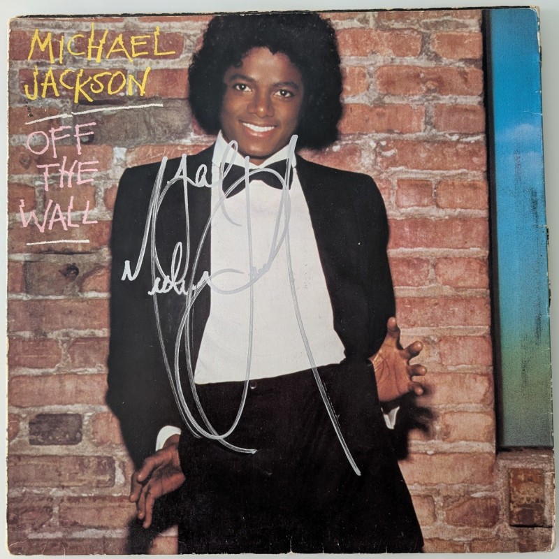 Michael Jackson Signed "Off The Wall" Vinyl Record