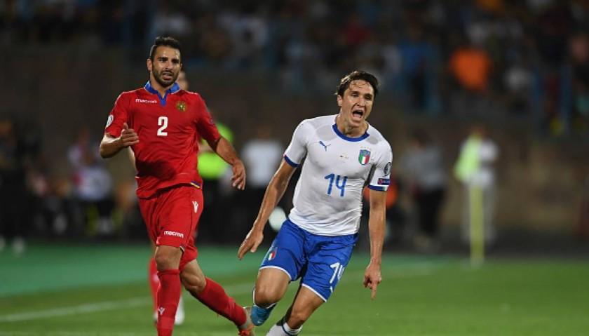 Chiesa's Match Shirt, Armenia-Italy 2019