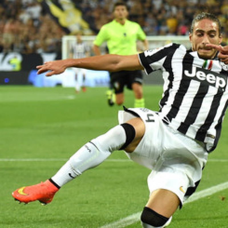 Caceres Juventus match worn boots, Serie A 2014/2015