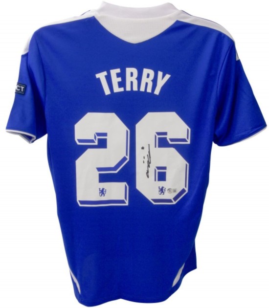 John Terry's Chelsea Champions League Signed Shirt 
