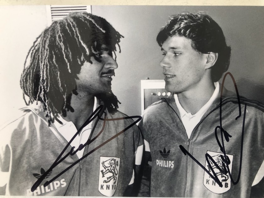 Fotografia - Autografata da Gullit e Van Basten