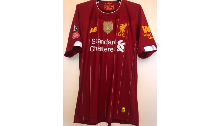 Salah's Match Shirt, Shrewsbury Town-Liverpool 2020