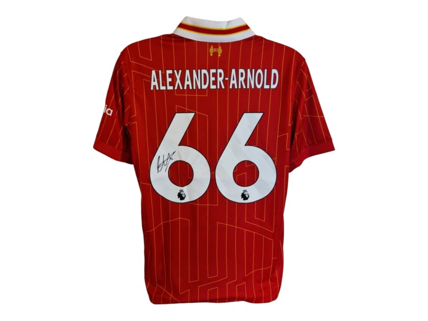 Maglia ufficiale Trent Alexander-Arnold Liverpool 2024/25 - Autografata