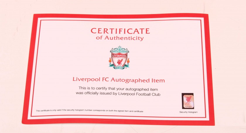 LFC Squad signed Limited Edition ‘Seeing is Believing’ 2016/2017 Liverpool FC shirt 