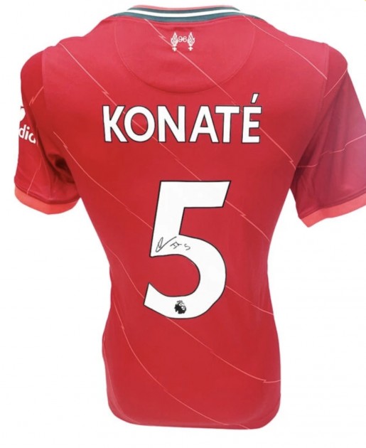 Imbrahima Konate Signed Liverpool Signed Shirt