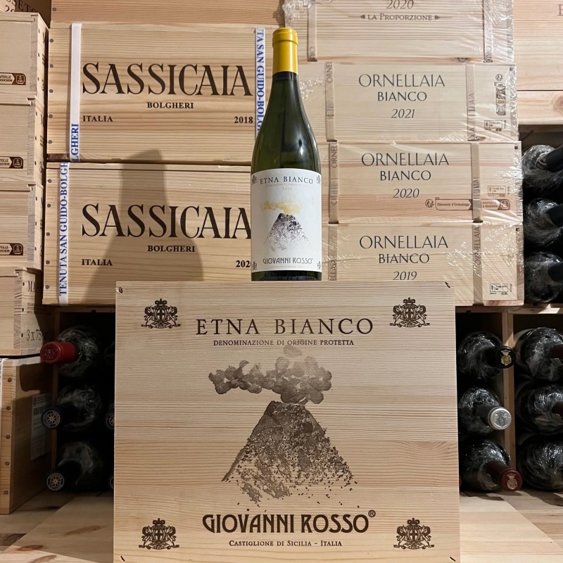 Etna Bianco 2022 Giovanni Rosso - Wooden Case 6 Bottles