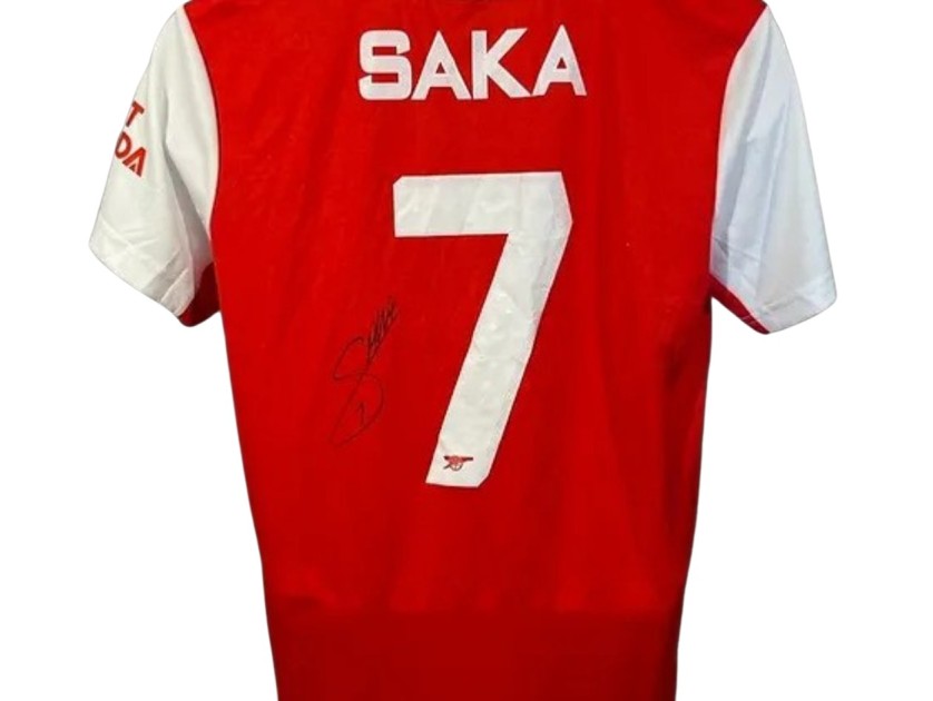 Saka's Arsenal 2022/23 Signed Shirt 