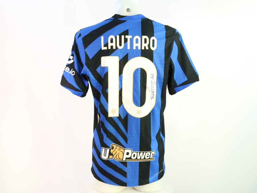 Maglia ufficiale Lautaro Inter, 2024/25 - Autografata