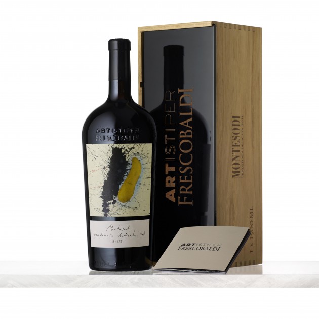 Two sets of limited edition ‘Artisti Per Frescobaldi’ 2011 Montesodi wine from Marchesi de’ Frescobaldi