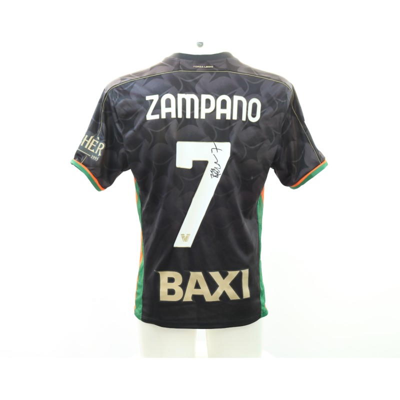 Maglia Zampano Unwashed Venezia vs Inter, 2025 - Autografata