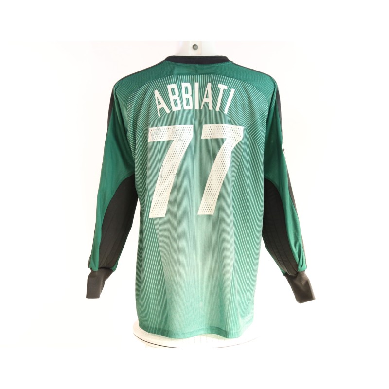 Abbiati's Milan Match-Issued Shirt, UCL 2003/04