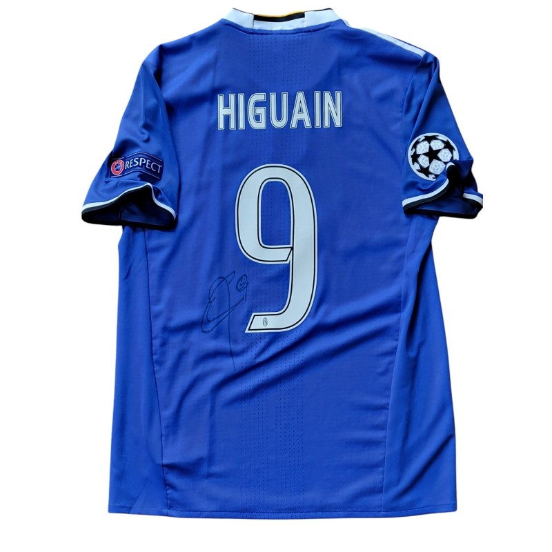 Maglia Higuain Juventus, preparata 2016/17 - Autografata