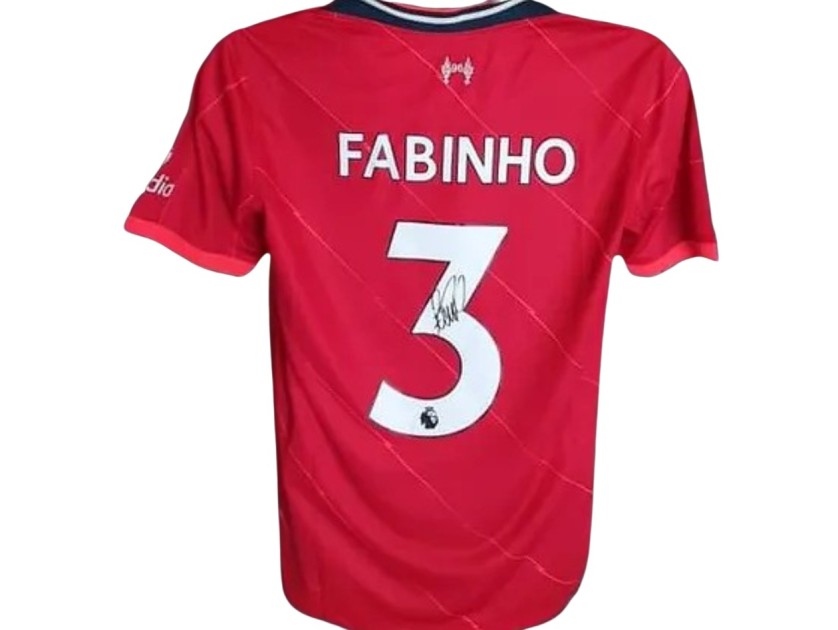 Fabinho's Liverpool 2021/22 Signed Official Shirt - CharityStars