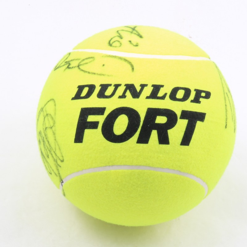 Palla da tennis autografata dai campioni degli Internazionali BNL d'Italia