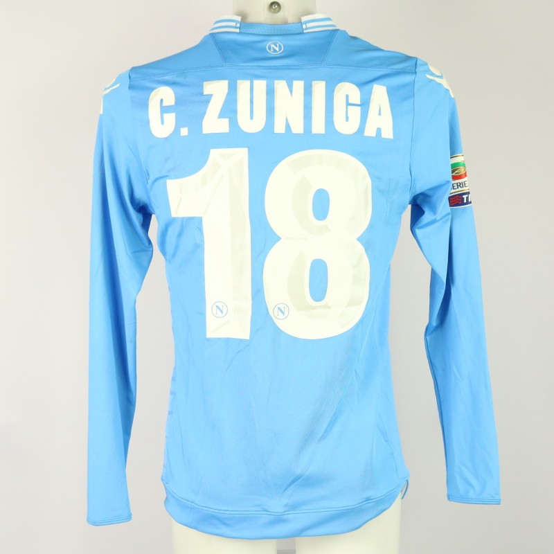 Zuniga's Napoli Match Shirt, 2013/14