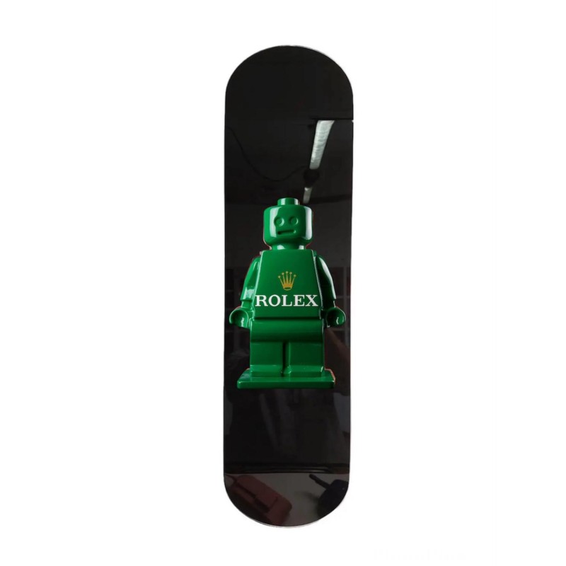 "Alter Ego Skateboard Green" by Alessandro Piano