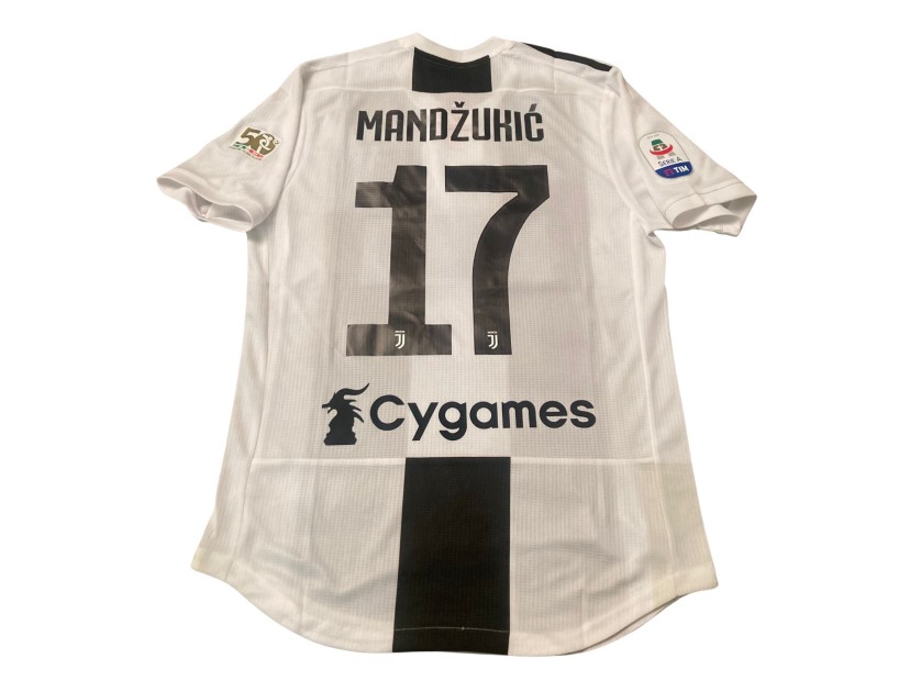 Mandzukic's Juventus Match-Issued Shirt, 2018/19