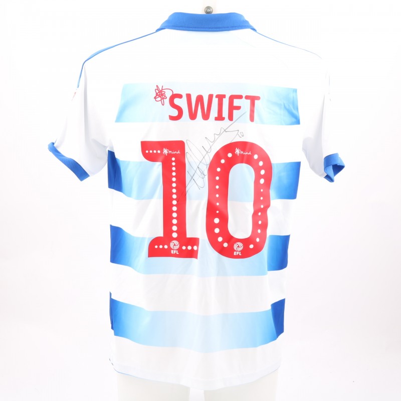 Swift's Match-Worn Reading FC Signed Poppy Home Shirt 