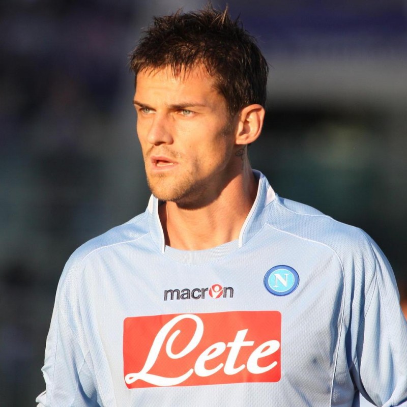 Maggio's Napoli Match-Issue/Worn Shirt, Serie A 2008/09 