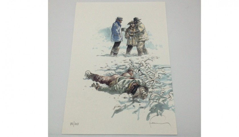 Hermann Huppen Signed Board - Limited Edition Print