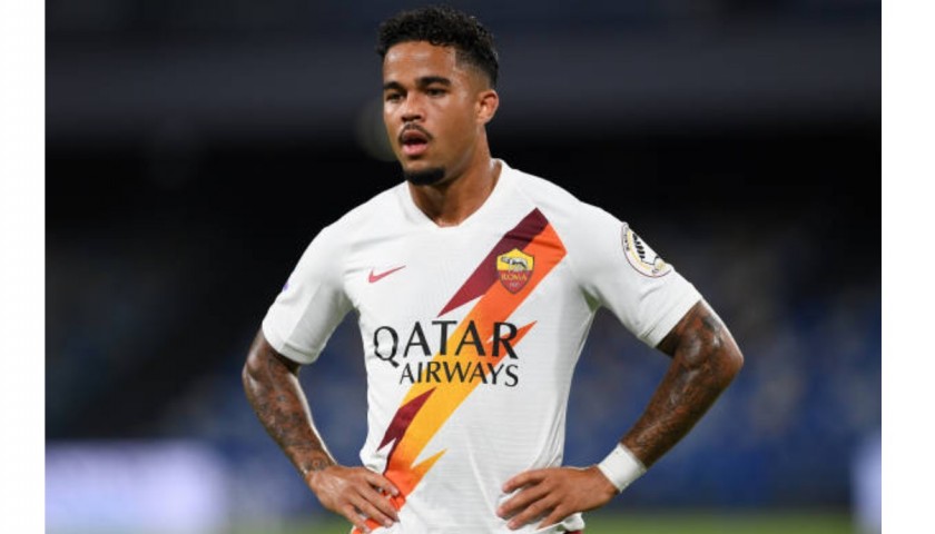 Kluivert's Roma Match Shirt, 2019/20 - CharityStars