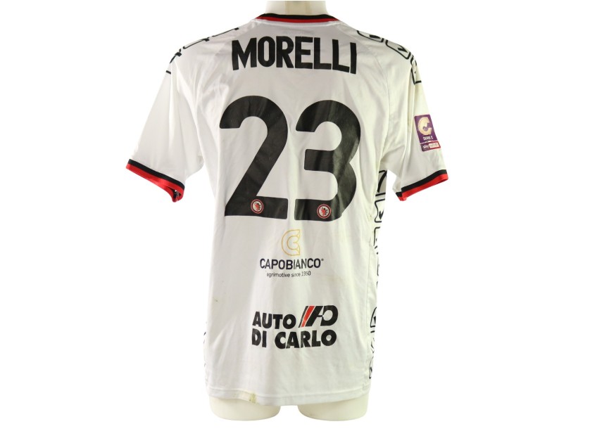 Morelli's Unwashed Shirt, Salernitana vs Foggia 2025 - Carlo Ricchetti Special Patch