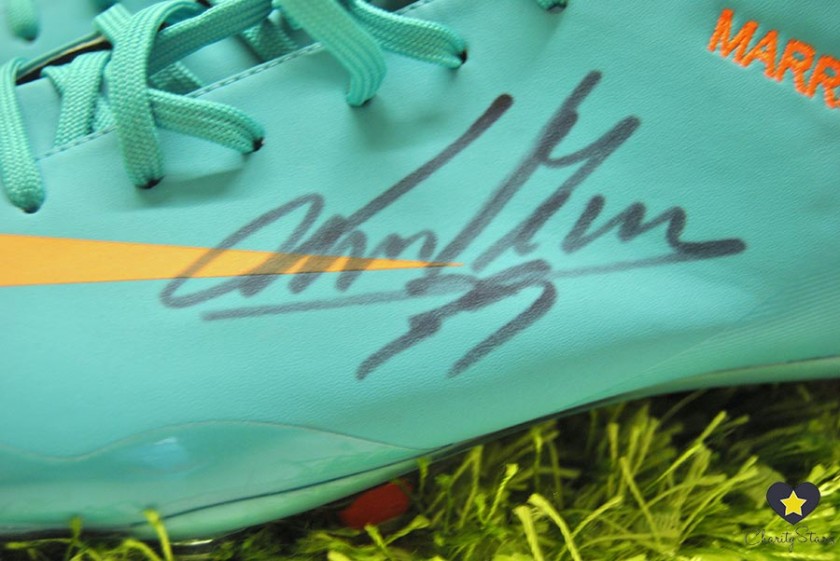 Scarpini di Luca Marrone autografati e preparati per la stagione Juventus 2012-13