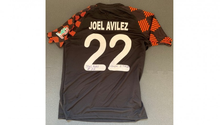 Cachanillas FC Shirt Signed by Joel Avilez