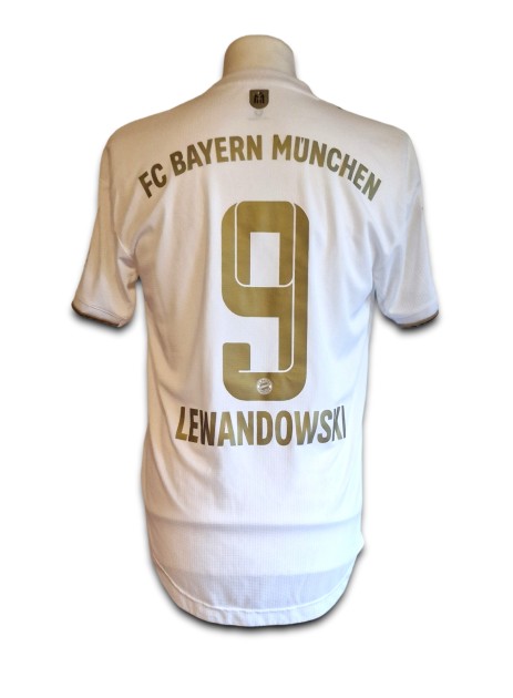 Lewandowski's Bayern Munich 2021/22 Match Shirt