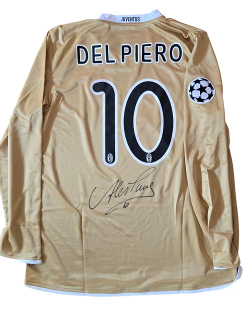 Del Piero's Signed Issued Shirt, Real Madrid vs Juventus UCL 2008