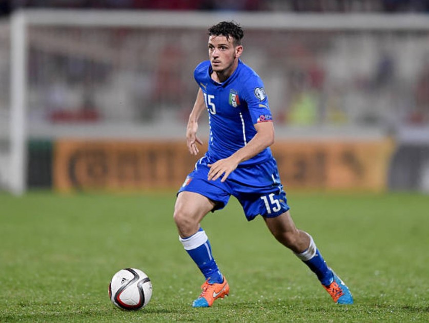 Florenzi's Italy Match Shirt, Euro 2016 Qualifiers