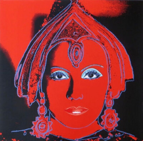 'Great Garbo' Unsigned Screenprint by Andy Warhol 