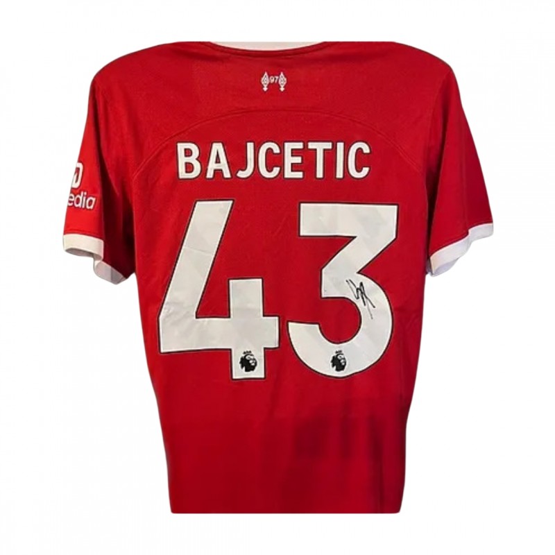 Stefan Bajcetic's Liverpool 2023/24 Signed Shirt