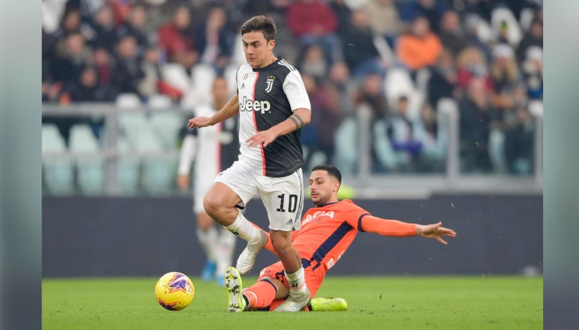 Dybala's Worn Shirt, Juventus-Udinese 2019 - Unwashed