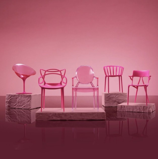 Mattel - Barbie x Kartell 5-Piece Doll-Sized Chair Set