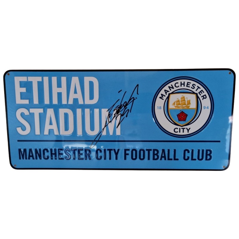 Josko Gvardiol Signed Manchester City Football Road Sign