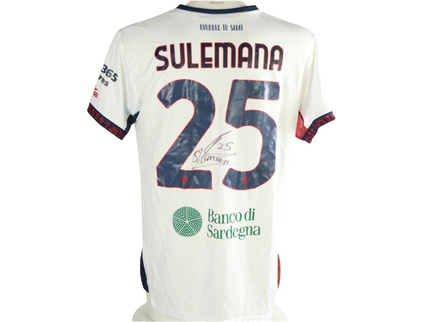 Maglia Sulemana Unwashed Sassuolo vs Cagliari, 2026 - Autografata