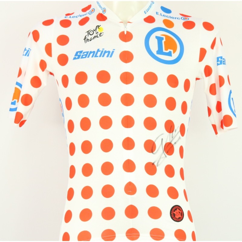 Giulio Ciccone's Polka Dot Jersey, Tour de France 2023 - Autographed