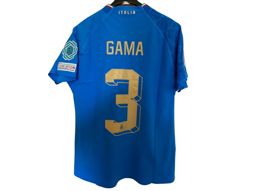 Gama's Italy Match Shirt, Women's Euro 2022