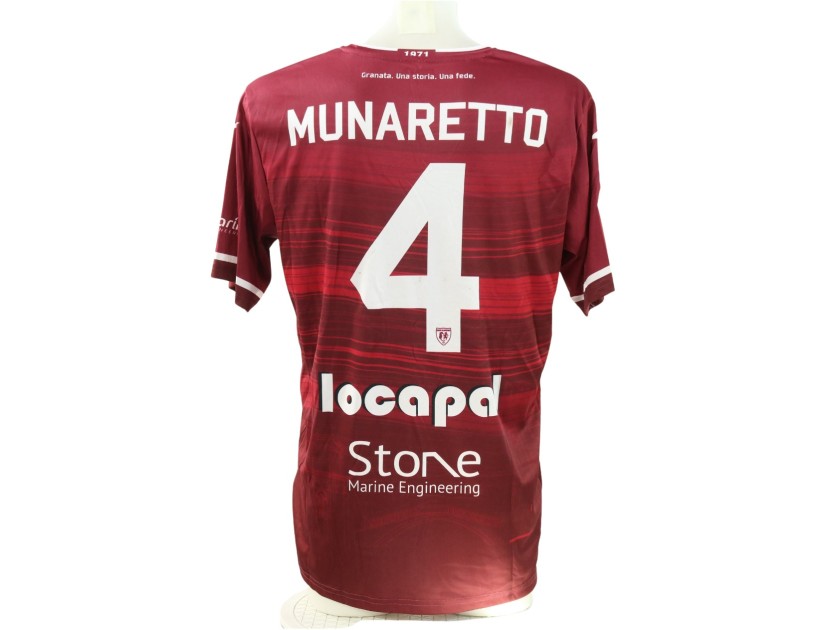 Munaretto's Unwashed Match-Worn Shirt, Union Clodiense vs Giana Erminio 2025