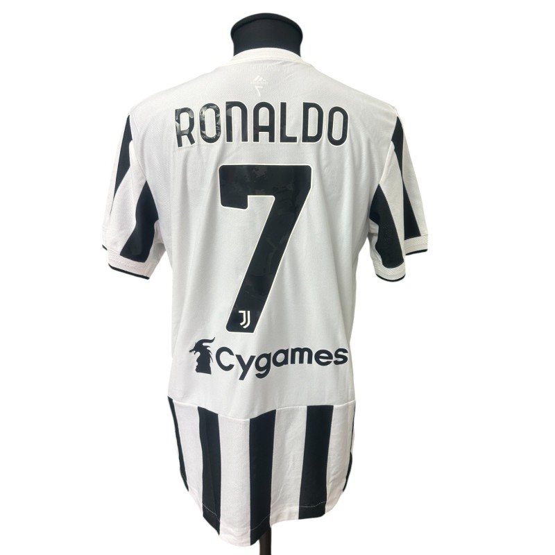 Cristiano Ronaldo's Juventus vs Barcelona Issued Shirt, Gamper Trophy 2021