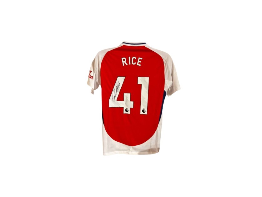 Declan Rice's Arsenal 2024/25 Signed Replica Shirt