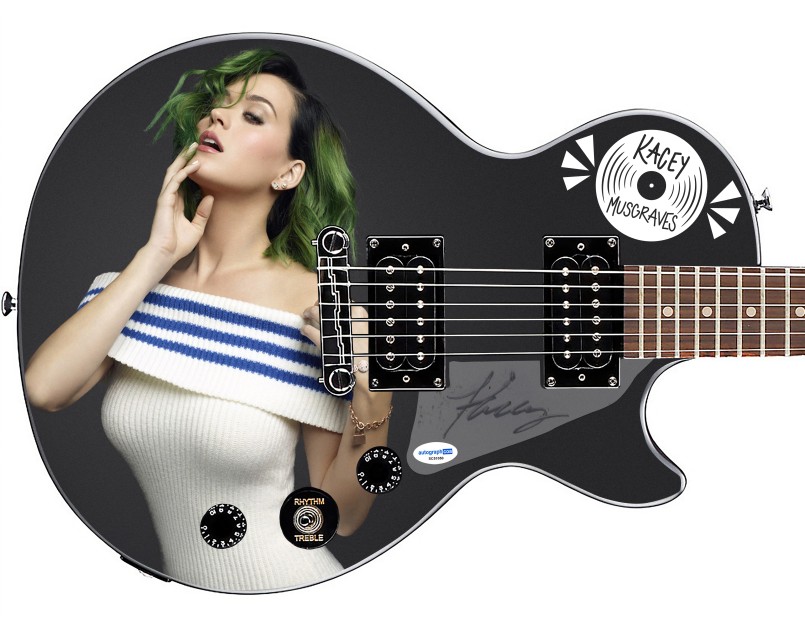 Kacey Musgraves Signed Custom Graphics Guitar