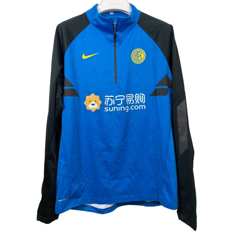 Inter U19 worn training sweatshirt, 2020/21