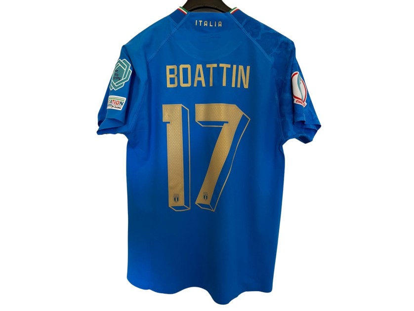 Boattin's Italy Match-Issued Shirt, Women's Euro 2022