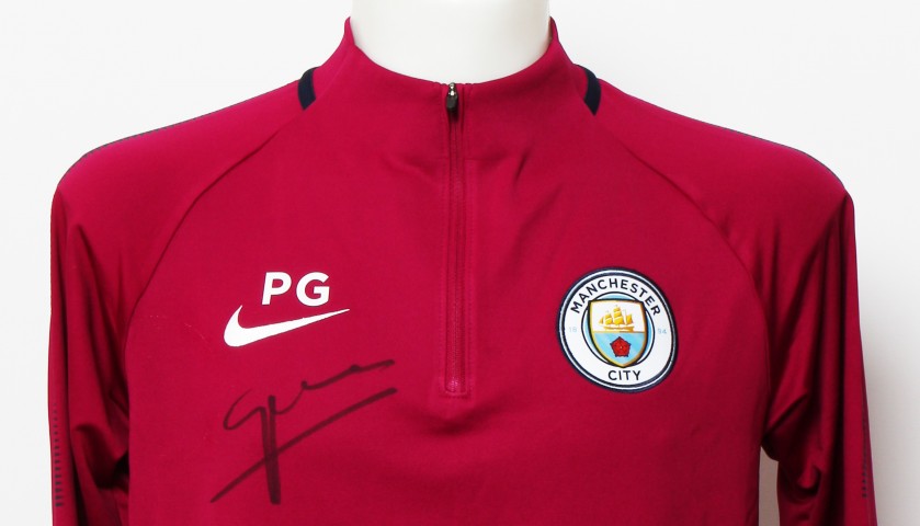  Pep Guardiola 2017|18 Staff-Issued Training Top and Trainers