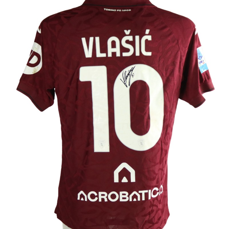 Vlasic's Signed Unwashed Shirt, Udinese vs Torino 2026