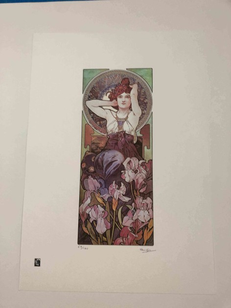 Offset lithography by Alphonse Mucha (replica)