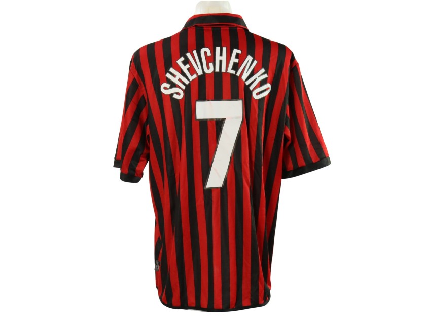 Shevchenko's Milan Centenary Signed Replica Shirt, 1999/00