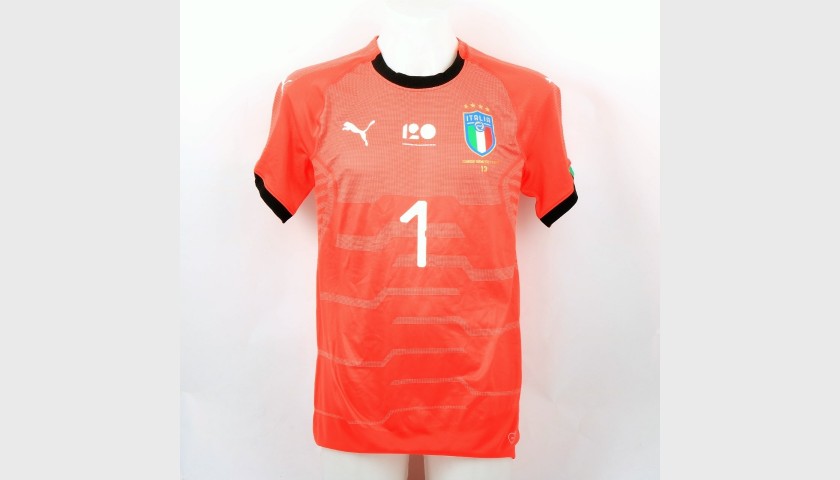 Buffon's Italy Match-Issue Shirt, 2018 Season - Special Patch 